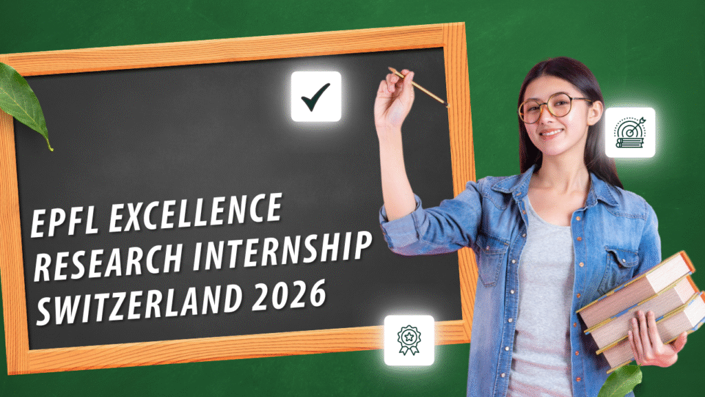 EPFL Excellence Research Internship Switzerland 2026