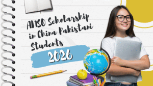 ANSO Scholarship in China Pakistani Students 2026