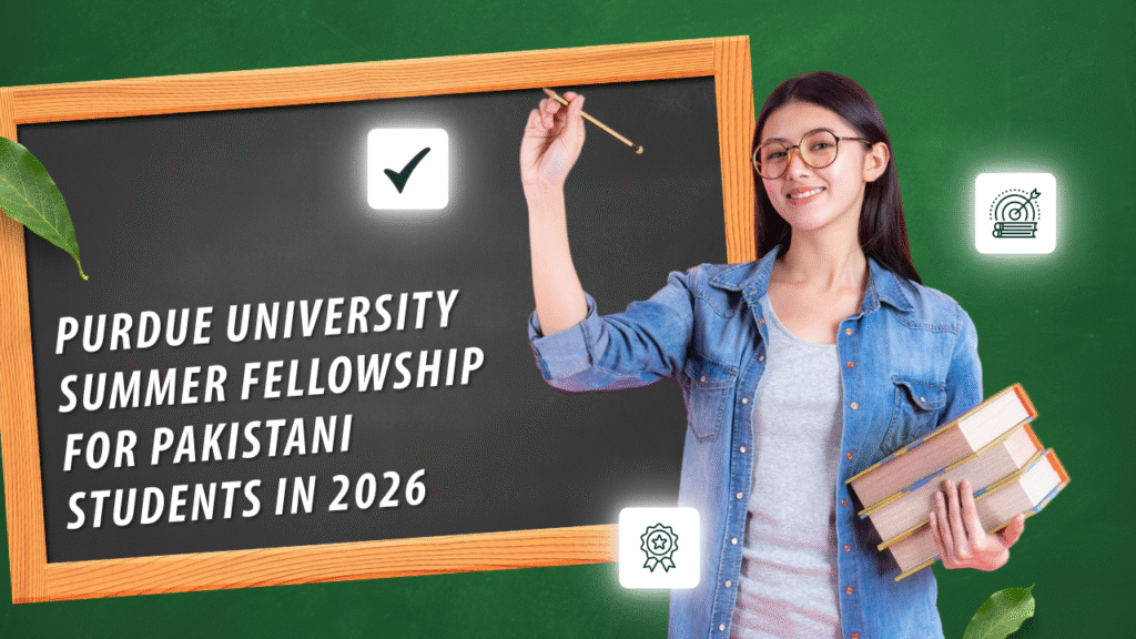 Purdue University Summer Fellowship for Pakistanis in 2026